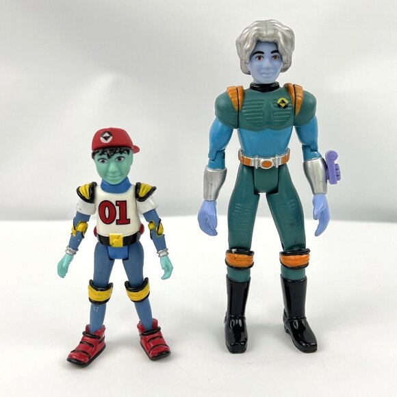 Reboot Enzo and Bob Irwin Toy Action Figures 1995 US USA Vintage Retro 90s Lot - Picture 1 of 10